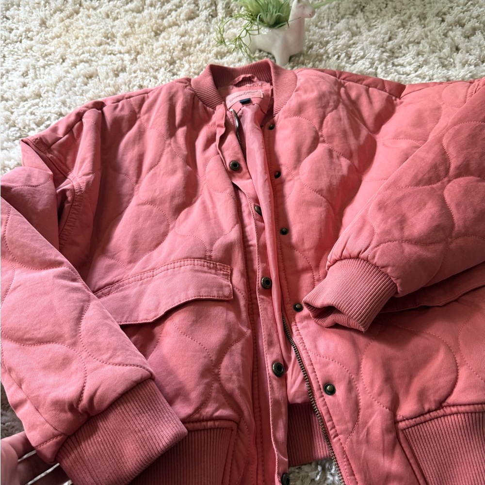 Universal Thread Pink Bomber Jacket - image 7